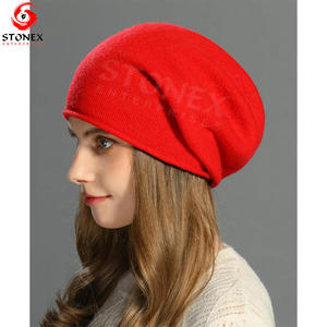 Custom Logo Striped Knitted 100% Acrylic Breathable Beanie for Unisex High Quality <b>Winter</b> <b>Hats</b> - Product Image 2