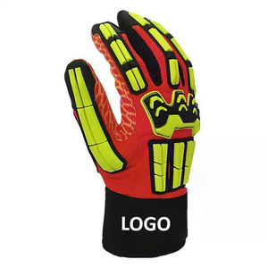 Guantes mecánicos de impacto multiusos Piel de cabra con protección TPR Forro de poliéster de nailon Tamaño XL Logotipo personalizable - Product Image 2