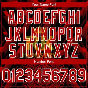 Maillot de baseball de haute qualité avec logo personnalisé, dégradé rouge et noir, design authentique, respirant, évacuant l'humidité, 100% polyester - Product Image 5