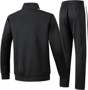 Conjuntos Deportivos para Hombre, Estilo Deportivo, Manga Larga, Cierre Completo - Product Image 1