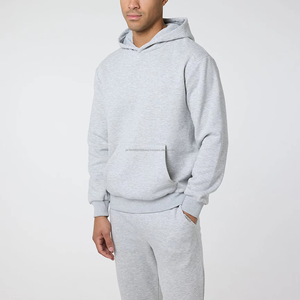 Ensemble de survêtement pour homme en coton 100% personnalisé, imprimé sur mesure, tissu confortable, vente chaude, sweat-shirt lourd - Product Image 1