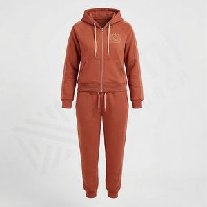 Sudadera con Capucha y Cordón Ajustable para Mujer, con Logotipo Personalizado, Pantalón Deportivo Ajustado, Ropa Deportiva de Invierno de Secado Rápido y Transpirable, al por Mayor - Product Image 1