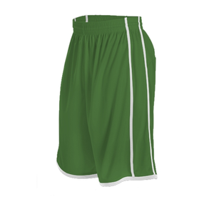 Short de basket-ball réversible de rue haute pour hommes grande taille vêtements de sport en maille imprimée personnalisée motif de fitness d'été respirant - Product Image 1