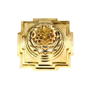 ยันตราศรีเมรุทองเหลือง ยันตราเมหะเมรุ ขนาด 3 x 3 นิ้ว ยันตราลักษมี ของตกแต่งบ้านเพื่อความเจริญรุ่งเรืองและความสำเร็จ - Product Image 3
