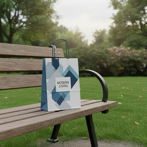 Bolsa de Compras de Papel de Arte de Lujo Personalizada, Ecológica y Reciclable para Empaque de Regalos de Moda y Promoción de Marca - Product Image 5