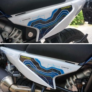 Adesivi 3D per Pannelli Laterali Moto Compatibili con Husqvarna Norden 901 2023, Accessori per Pannello Posteriore - Product Image 6