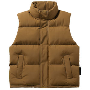 Gilet bouffant coupe-vent pour hommes de la meilleure qualité en gros 100% nylon fait hiver chaud gilet bouffant pour hommes respirant et durable écologique - Product Image 3