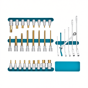 Juego de Llaves Combinadas y Vasos con Trinquete Hazet de 31 Piezas, Juego de Herramientas Premium - Product Image 2