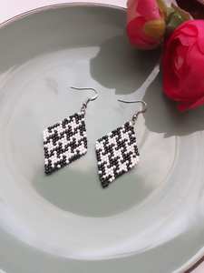 Pendientes bohemios con cuentas y diseño de turquesa, flecos en cascada, regalo de joyería único - Product Image 4