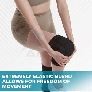 Genouillères de protection avec rembourrage en éponge épaisse, conception antidérapante, manchon de genou pour éviter les collisions, pour le sport et l'entraînement - Product Image 2