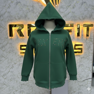 Tous les coloris, grande taille, nouveau style, sweat à capuche à fermeture éclair très demandé, imprimé en relief, fabriqué en usine, prix bas, sweat à capuche pour hommes, sweat à capuche pour hommes - Product Image 6