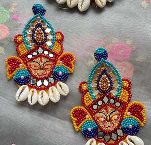 Pendientes de Cuentas con Forma de Hoja, Pendientes Personalizados con Múltiples Cuentas, Joyería Festiva para Mujer al Mejor Precio - Product Image 2