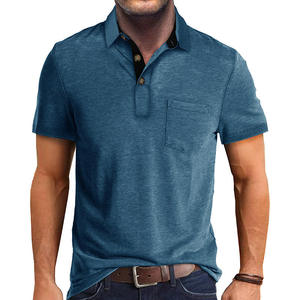 T-shirt léger d'été pour homme, manches courtes, séchage rapide, couleur unie, décontracté, pour tous les jours - Product Image 1