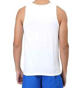 ฤดูร้อนขายส่งโลโก้ที่กําหนดเองพิมพ์ฟิตเนส GYM sporty man เสื้อยืดแขนกุดท็อปส์ผ้าฝ้าย 100% O-คอเสื้อกล้ามลายสําหรับชาย - Product Image 2