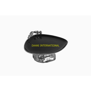 Soporte de postre moderno con base de mármol, diseño de hojas decorativas de cumpleaños, bandeja de exhibición de galletas de pastel de magdalenas de Metal para fiestas de boda - Product Image 4