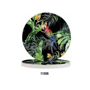 Sous-verres en cuivre pur de Mule de Moscou de forme ronde martelée pour tasses en cuivre verres à cocktail et petites bouteilles de vin - Product Image 6