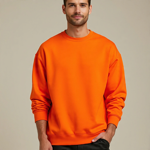 Jersey de talla grande para hombre, sudaderas deportivas de tela pesada, jersey de 400GSM, Sudaderas con cuello redondo para hombre - Product Image 4