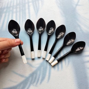 Cuillère en corne de bœuf noir, vente en gros, ustensiles de table haut de gamme, service de couverts en corne décorative, fournisseur fabriqué au Vietnam - Product Image 3