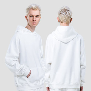 Vêtements de rue décontractés de haute qualité sweat à capuche en éponge française sweat à capuche surdimensionné poids lourd impression bouffante sérigraphie logo sweats à capuche personnalisés pour hommes - Product Image 2