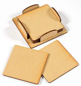 Sous-verre de table en bois pour la maison artisanat fait à la main sous-verre de haute qualité Design moderne forme carrée pour la vente la plus chaude - Product Image 2