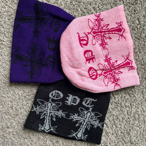 หมวกถักแจ็คการ์ดมีสไตล์หมวกถักโลโก้ที่กำหนดเองได้3D วิธีการพิมพ์ดิจิตอล100% อะคริลิคระบายอากาศและกันน้ำ - Product Image 1