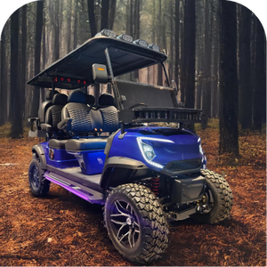 Transport City Small Remote 3500W Unique Luxury 2 + 2 Seater Mini Electric Golf Cart - Product Image 1