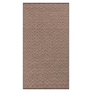 Alfombra de Chenilla Lavable a Máquina con Estampado Digital Oriental Tradicional en Terracota Dorado, Antideslizante, Modelo LXDP-0953 de RUGS DEPOT, Venta al Por Mayor - Product Image 1