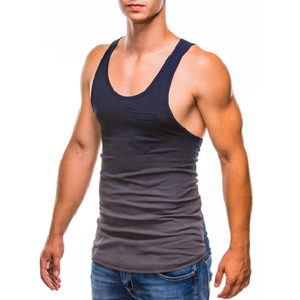 เสื้อกล้ามสำหรับผู้ชายเสื้อใส่เล่นฟิตเนสแฟชั่นฤดูร้อนดีไซน์ใหม่ - Product Image 2