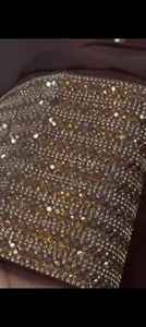 Abaya traditionnelle de Dubaï brodée avec chaîne de diamant élégante et modeste pour femmes robes formelles en tissu respirant vêtements musulmans - Product Image 4