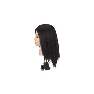 Perruque coupée BG111 en cheveux humains 100% de haute qualité, tête de mannequin tout-en-un pour l'entraînement au tressage de cheveux, style lisse - Product Image 2