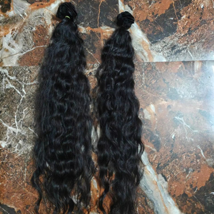 มัดผมมนุษย์แท้100% ผมมนุษย์แบบตรงสองชั้น12A 10A มัดผม15A เวียดนาม - Product Image 1