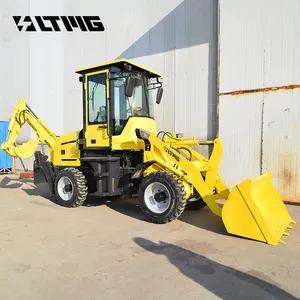 2024 Trung Quốc Nhà cung cấp WZ08-12 mini kết thúc trước bánh xe tải máy kéo 1 tấn backhoe loader giá