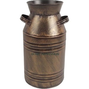 Seau à lait moderne galvanisé fait à la main finition rustique aspect admirable boîte à lait personnalisée et seau de stockage de lait à vendre - Product Image 5