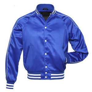 Veste universitaire élégante en cuir de laine pour hommes, col montant durable de haute qualité pour l'hiver, tenue décontractée, utilisation athlétique, approvisionnement OEM - Product Image 1