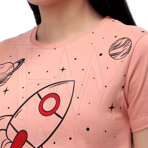 Trendy Plain Summer 100% Camiseta recortada de algodón para mujer con tela personalizable Hip Hop Crop Top Camisetas para niñas - Product Image 6