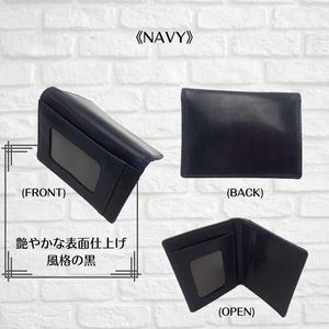 กระเป๋าใส่บัตรหนังวัวฟอกฝาดแบบมินิมอลจากญี่ปุ่น ขนาด 10.5x7.5 ซม. - Product Image 6
