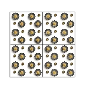 Hot selling 3d series flower printed Digital Ceramic Floor tiles 600mm x 600mm finish porcelain tiles for flooring purpose