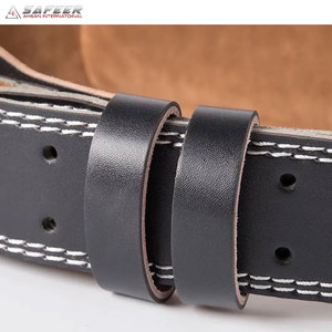 Ceinture à levier en cuir personnalisée pour l'exercice de puissance d'haltérophilie Support de sécurité avec boucle d'haltérophilie personnalisée - Product Image 3