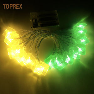 Guirnalda de luces impermeables de Ramadán, diseño cuadrado musulmán amarillo verde, decoración de jardín <span class=keywords><strong>para</strong></span> interiores/exteriores, clasificación IP65 <span class=keywords><strong>para</strong></span> Navidad - Product Image 2