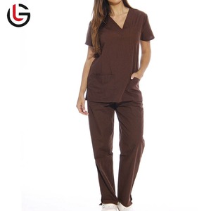 Uniformes Médicos Personalizables GLOBAL LEATHER de Primera Calidad, Unisex, para Uso Sanitario, Mezcla de Algodón/Poliéster/Spandex, Secado Rápido y Transpirables - Product Image 1