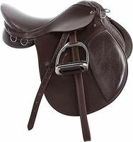 Silla de Montar Inglesa Portátil con Envío Gratuito, Productos de Carreras de Caballos de Proveedor Indio, Silla de Cuero Estilo Western para Caballos Ingleses