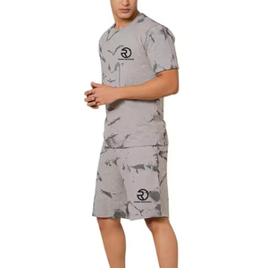 2025 Wholesale Custom Summer New Arrival Jogging Sportswear Gym Tracksuit and <b>Shorts</b> 2 Piece <b>Shorts</b> Men Cotton Summer Set - Product Image 2