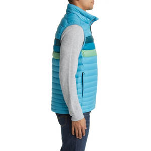 Veste matelassée sans manches lavable de haute qualité pour hommes avec logo personnalisé - Product Image 4