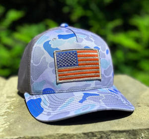 Hunting Camo <b>Vintage</b> <b>Cap</b> Custom Printing Color Custom Logo Brand Wholesale Pre-Curved Brim <b>Caps</b> <b>Trucker</b> Hats - Product Image 2