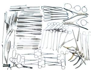 Kit quirúrgico de laminectomía neuro y ortopédica avanzada Manual 78 piezas de acero inoxidable alemán de alta calidad Clase II aprobada por CE - Product Image 5