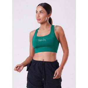 เสื้อชั้นในกีฬาสำหรับผู้หญิง M Fitness ระบายอากาศได้ดี เป็นมิตรกับสิ่งแวดล้อม รองรับแรงกระแทกสูง ตกแต่งด้วยผ้าตาข่าย เหมาะสำหรับออกกำลังกาย สายปรับได้ ใช้สำหรับวิ่ง - Product Image 6