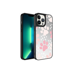 Étui de luxe TCMK pour iPhone 13 Pro Max, motif miroir brillant, design électro-plaqué, silicone souple, protection de l'appareil photo - Product Image 1