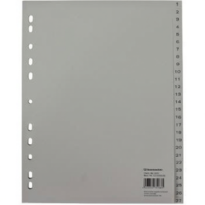 Soennecken DIN <b>A4</b> 1-54 Polypropylene Grey File <b>Folder</b> Accessories SOENNECKEN Product - Product Image 2