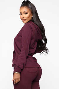 เสื้อมีฮู้ดแขนยาวสำหรับผู้หญิงแฟชั่นสีพื้นเรียบง่ายหลายสไตล์อบอุ่นฤดูใบไม้ร่วงและฤดูหนาว - Product Image 6