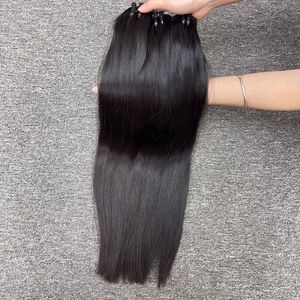 Vente en gros d'extensions de cheveux humains bruts vietnamiens Texture personnalisée Paquet frontal doux couleur naturelle pour femme - Product Image 3